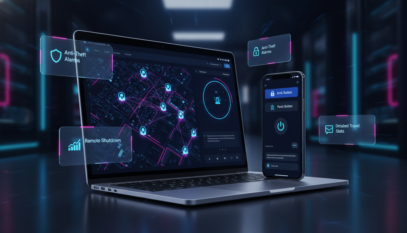 Connected Motorcycle Companion App interface preview