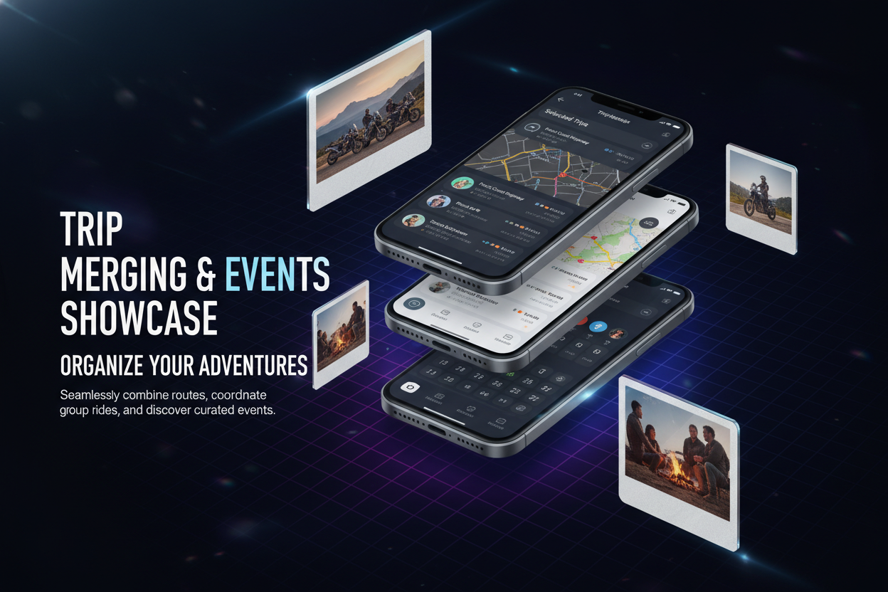 Connected Motorcycle Companion App — Service history and ownership transfer flow.