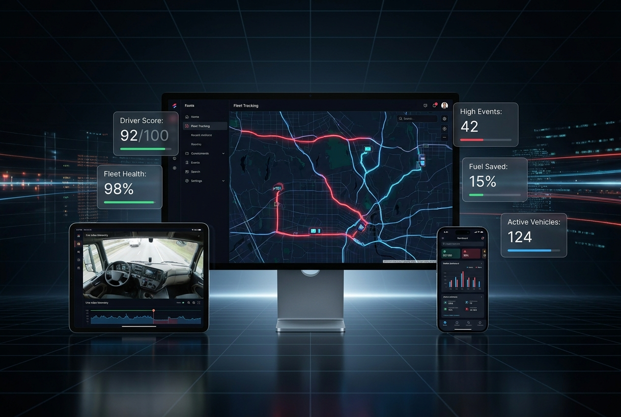 Fleet Telematics & Asset Safety interface preview