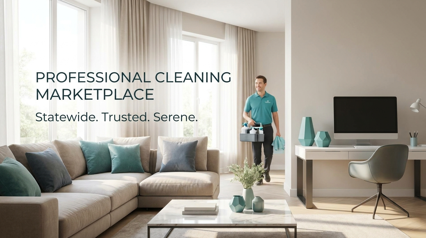 Nationwide Cleaning Marketplace interface preview